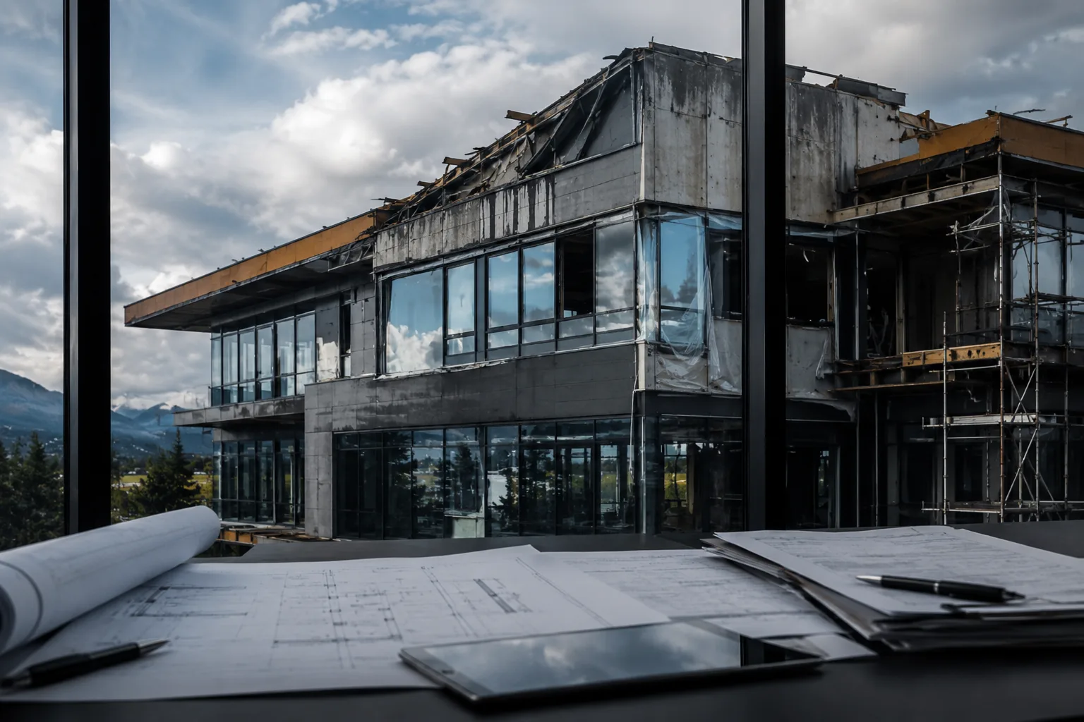 Commercial building-envelope and water-intrusion dispute materials